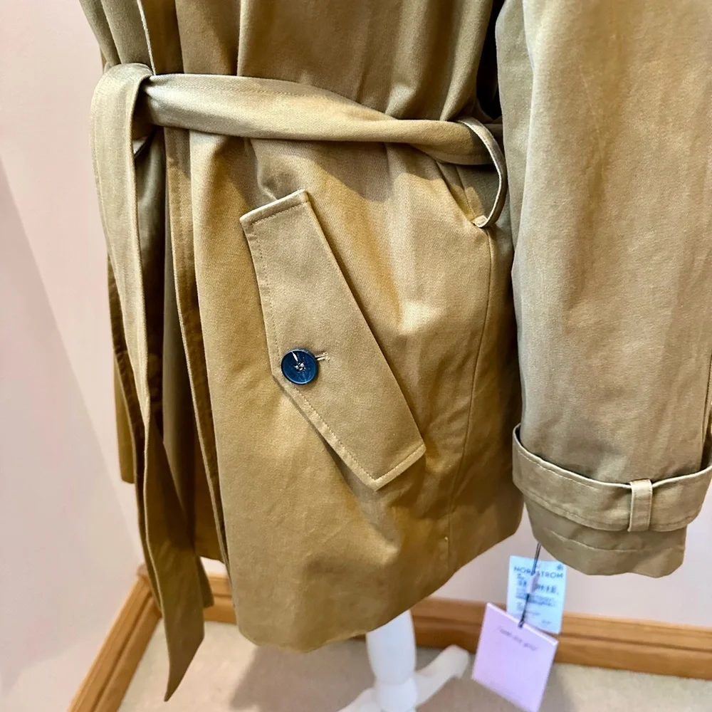 Avec Les Filles Trench Coat NWT Size Medium - Picture 8 of 9